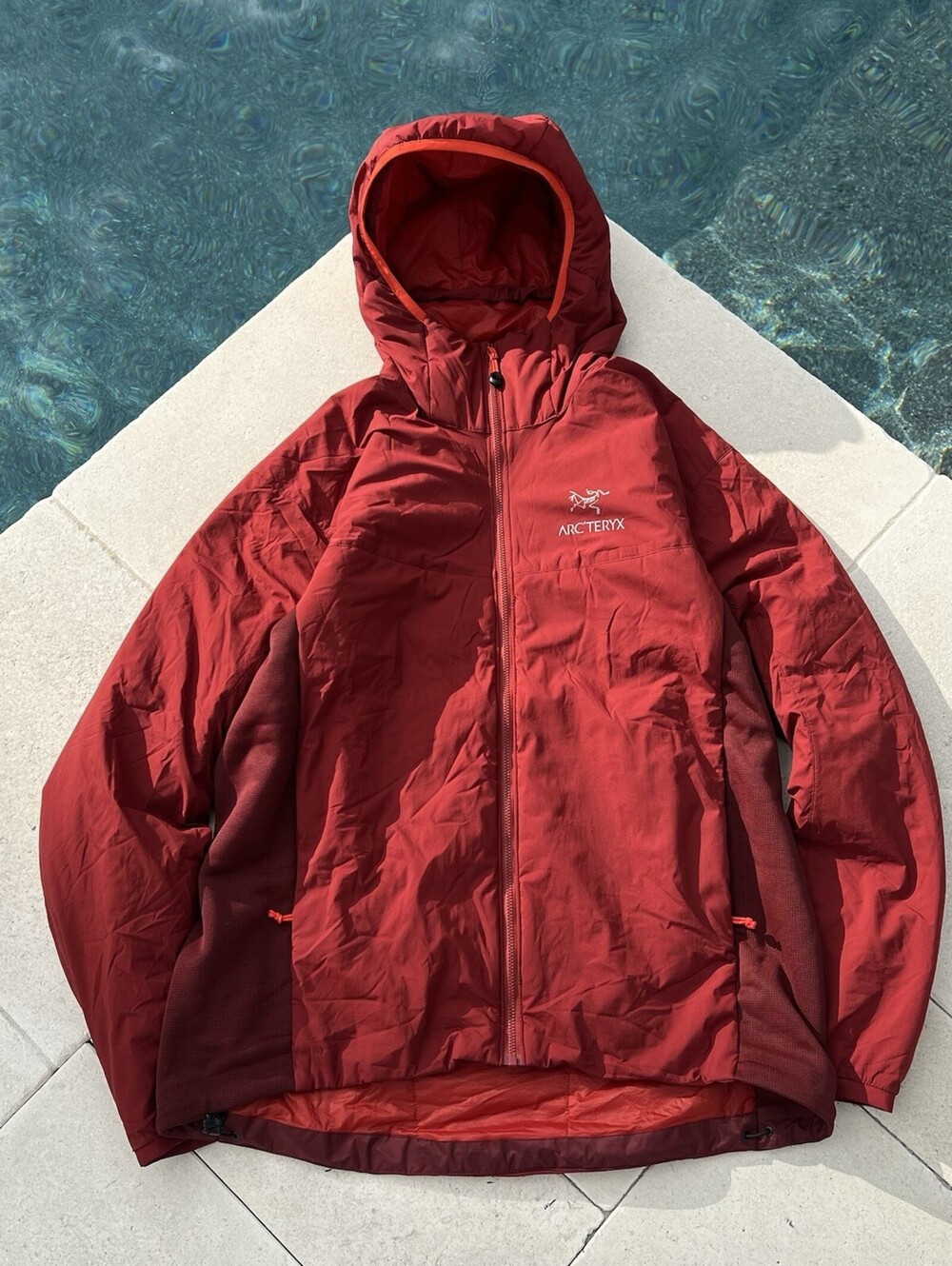 Arcteryx Atom LT Hoody Rare Color Maroon Orange Large Winter Insulated Puff Red